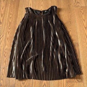 Sequin Hearts Girls Black and Gold Dress